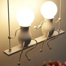Carica l'immagine nel visualizzatore di Gallery, Creative Humanoid Wall Applique Modern Wall Lamp