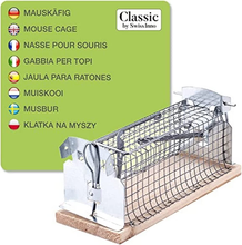 Carica l'immagine nel visualizzatore di Gallery, Cage pour Souris Vivi, Piège en Bois Et Metallo. Capture I Souris Vivi