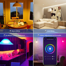 Carica l'immagine nel visualizzatore di Gallery, Ampoule Alexa Wifi E27, Lampes Smart LED 10W (90W Équivalent), Dimmable