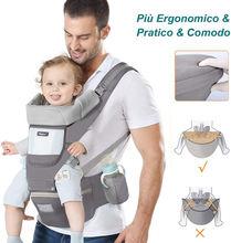 Carica l'immagine nel visualizzatore di Gallery, Tragesack Kleinkinder Ergonomic, Tür Kind Mit Sitz Multiposition, Mit Armlehne
