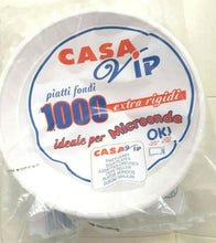 Carica l'immagine nel visualizzatore di Gallery, 1750 PIATTI DI PLASTICA MONOUSO PIATTO FONDO 50 CONFEZIONI DA 35 CASA VIP Resist