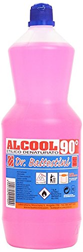 Alcool denaturato Battestini lt 1 x 10