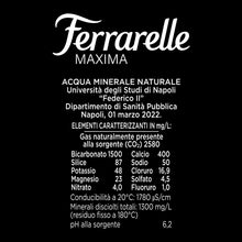 Carica l&#39;immagine nel visualizzatore di Gallery, Ferrarelle Maxima Acqua Minerale Decisamente Frizzante, 6 x 1.5 L
