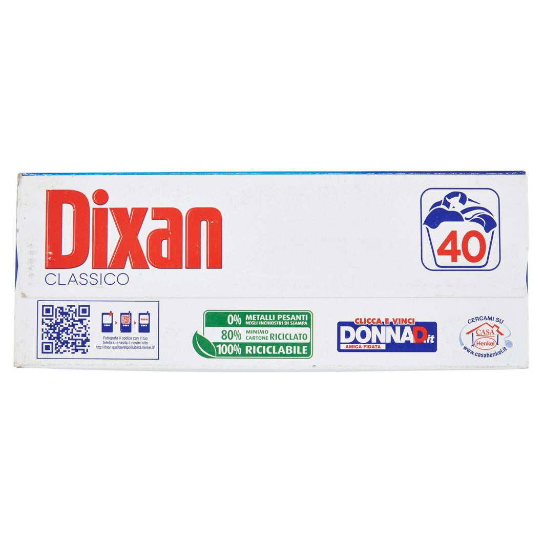 1 x DIXAN Fustone Classico 40 Misurini 2600 Grammi