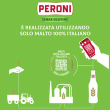 Carica l&#39;immagine nel visualizzatore di Gallery, Peroni Birra Senza Glutine, Cassa Birra con 24 Birre in Bottiglia da 33 cl, 7.92 L, Gusto Moderatamente Amaro, Gradazione Alcolica 4.7% Vol

