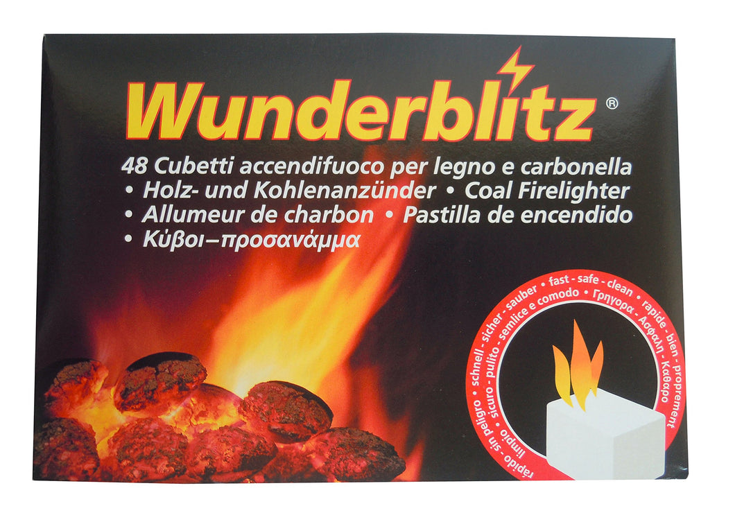 FLAMMAT ACCENDIFUOCO 48 CUBETTI PER BARBECUE CAMINI STUFE CONF.24 SCATOLE