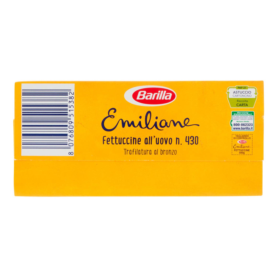 Barilla Pasta all'Uovo, le Emiliane Fettuccine, 500g
