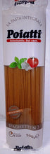 Carica l&#39;immagine nel visualizzatore di Gallery, Pasta Poiatti Spaghetti integrali n 3 gr. 500 x 24 pezzi TOTALE 12 kg.
