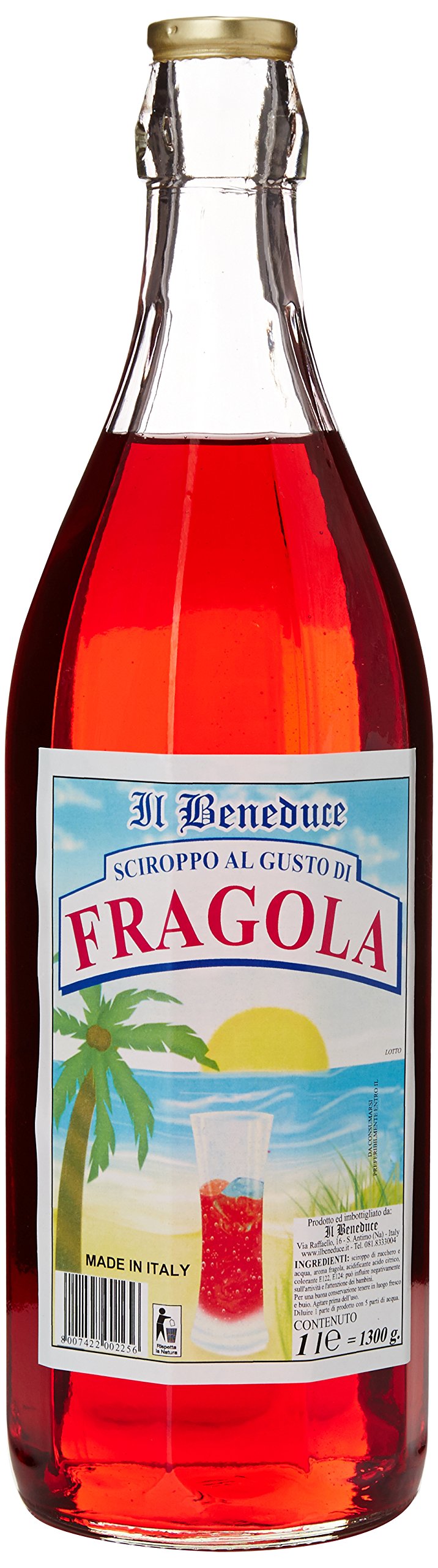 Il Beneduce - Sciroppo Al Gusto Di Fragola - 1000 Ml