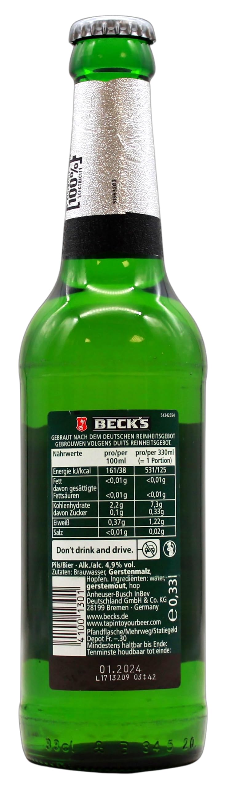 BIRRA BECK'S BOTT.CL33