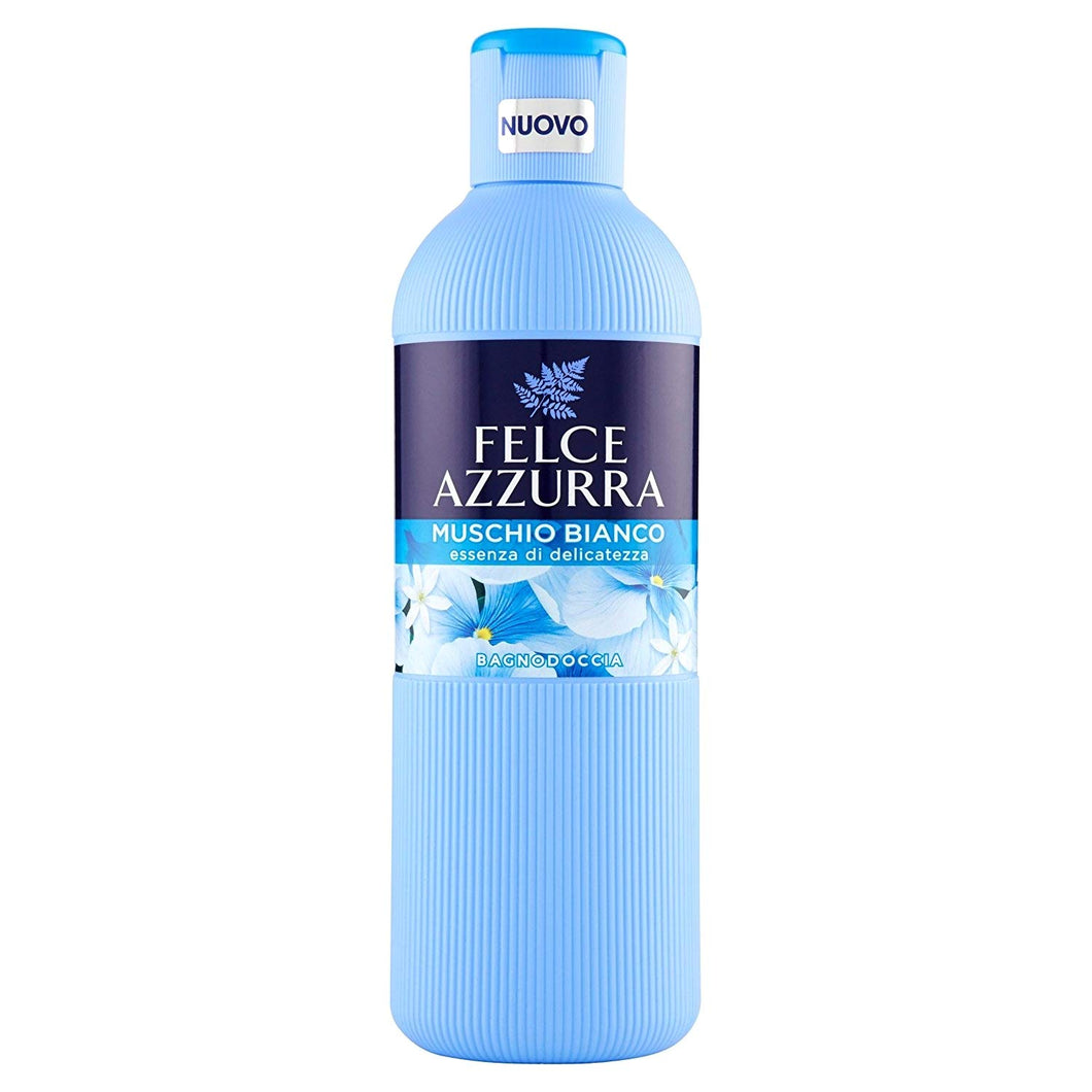 Felce Azzurra Paglieri Muschio Bianco Schiuma da bagno, 3 x 650 ml