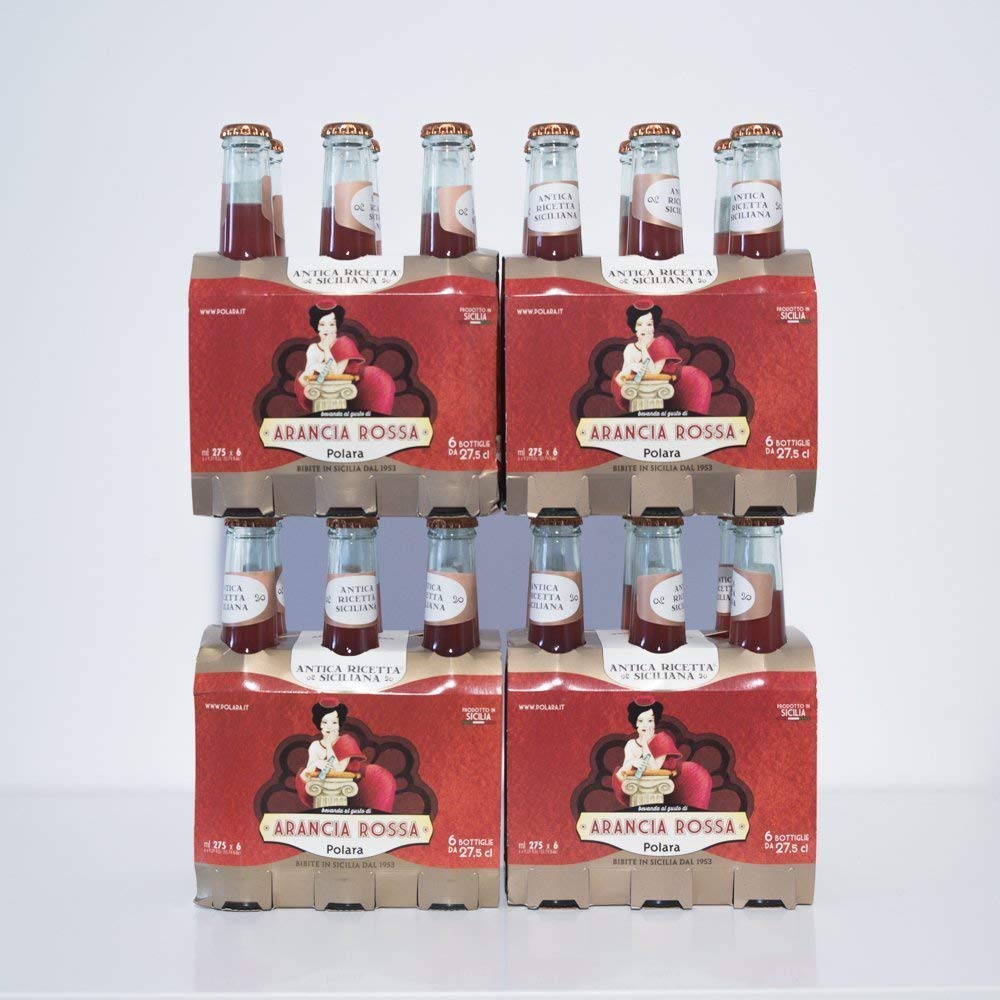 POLARA | Antica Ricetta Siciliana | 24 x 275 ml | ARANCIA ROSSA