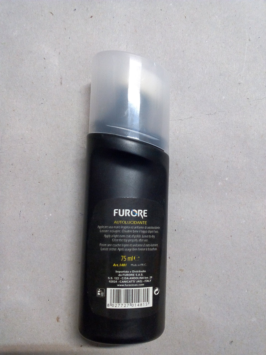 Lucida scarpe autolucidante Nero Arcobaleno ml. 75