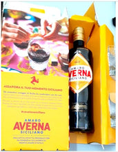 Carica l&#39;immagine nel visualizzatore di Gallery, AMARO AVERNA CON DUE BICCHIERI OMAGGIO (Nova V.L.) CONFEZIONE REGALO LIMITED EDITION
