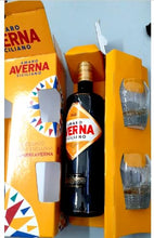 Carica l'immagine nel visualizzatore di Gallery, AMARO AVERNA CON DUE BICCHIERI OMAGGIO (Nova V.L.) CONFEZIONE REGALO LIMITED EDITION

