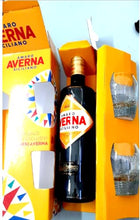 Carica l'immagine nel visualizzatore di Gallery, AMARO AVERNA CON DUE BICCHIERI OMAGGIO (Nova V.L.) CONFEZIONE REGALO LIMITED EDITION
