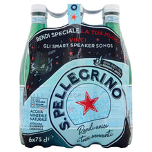 Carica l&#39;immagine nel visualizzatore di Gallery, acqua san pellegrino, 6 x 75 cl
