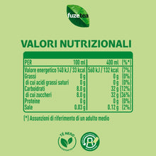 Carica l&#39;immagine nel visualizzatore di Gallery, FuzeTea Pesca e Rosa – 12 Bottiglie da 400 ml, Tè Freddo alla Pesca con una Nota di Rosa, in Bottiglia PET 100% Riciclabile, Bevanda Analcolica
