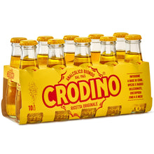 Carica l&#39;immagine nel visualizzatore di Gallery, Crodino Biondo - Aperitivo Analcolico Pronto da Bere, 10 Bottigliette da 10 cl
