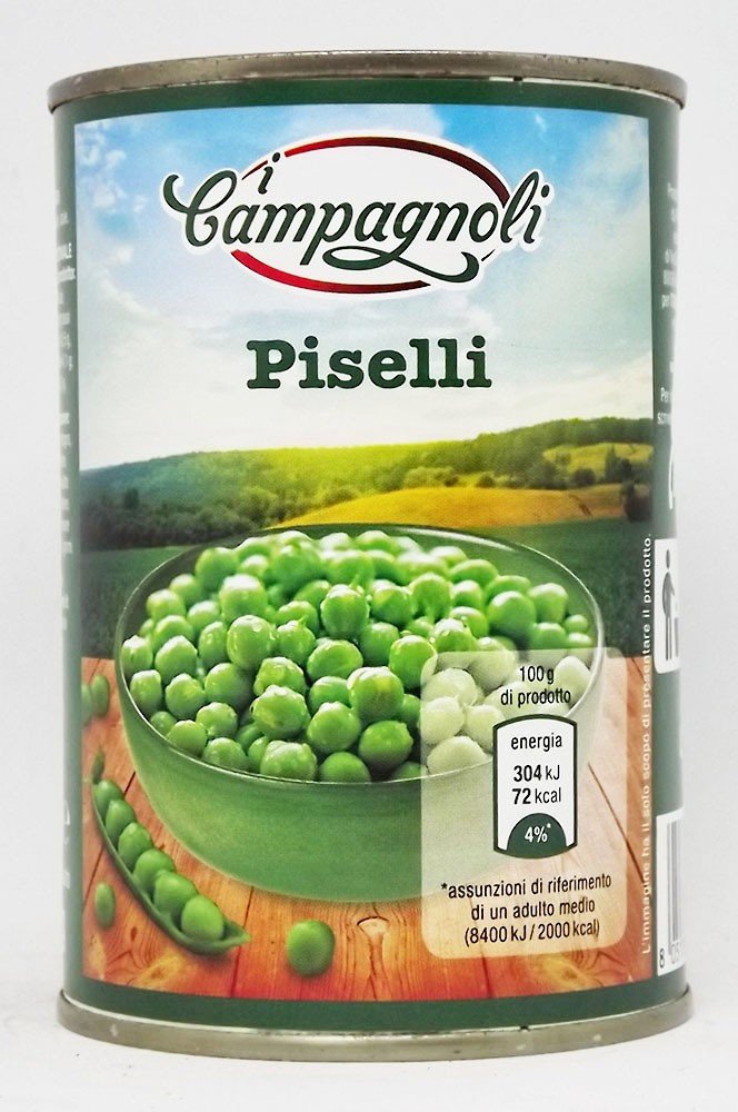 Piselli I Campagnoli gr. 400 x 12 barattoli