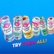 Carica l&#39;immagine nel visualizzatore di Gallery, Candy Can, Lattine di mela acida, bevande gassate, nostalgiche soda americane, senza zucchero, barattoli scintillanti (330 ml x 12 pezzi)
