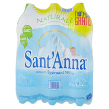 Carica l&#39;immagine nel visualizzatore di Gallery, Sant&#39;Anna Acqua Naturale Sorgente Vinadio, 6 x 1.5L
