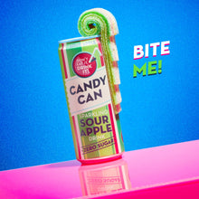 Carica l&#39;immagine nel visualizzatore di Gallery, Candy Can, Lattine di mela acida, bevande gassate, nostalgiche soda americane, senza zucchero, barattoli scintillanti (330 ml x 12 pezzi)
