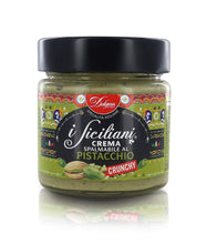 Carica l&#39;immagine nel visualizzatore di Gallery, Crema Spalmabile Al Pistacchio Con Granella Di Pistacchio [Crunchy], Prodotta In Italia, &#39;&#39;I Siciliani&#39;&#39;, 6 Vasetti Da 200 Grammi L&#39;Uno, Tot. 1,2 Kg

