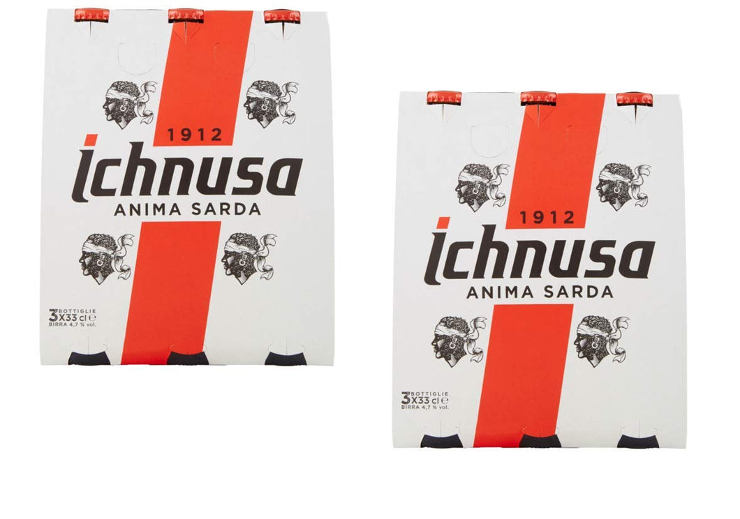 6 bottiglie di birra ICHNUSA - 6 X 33 cl
