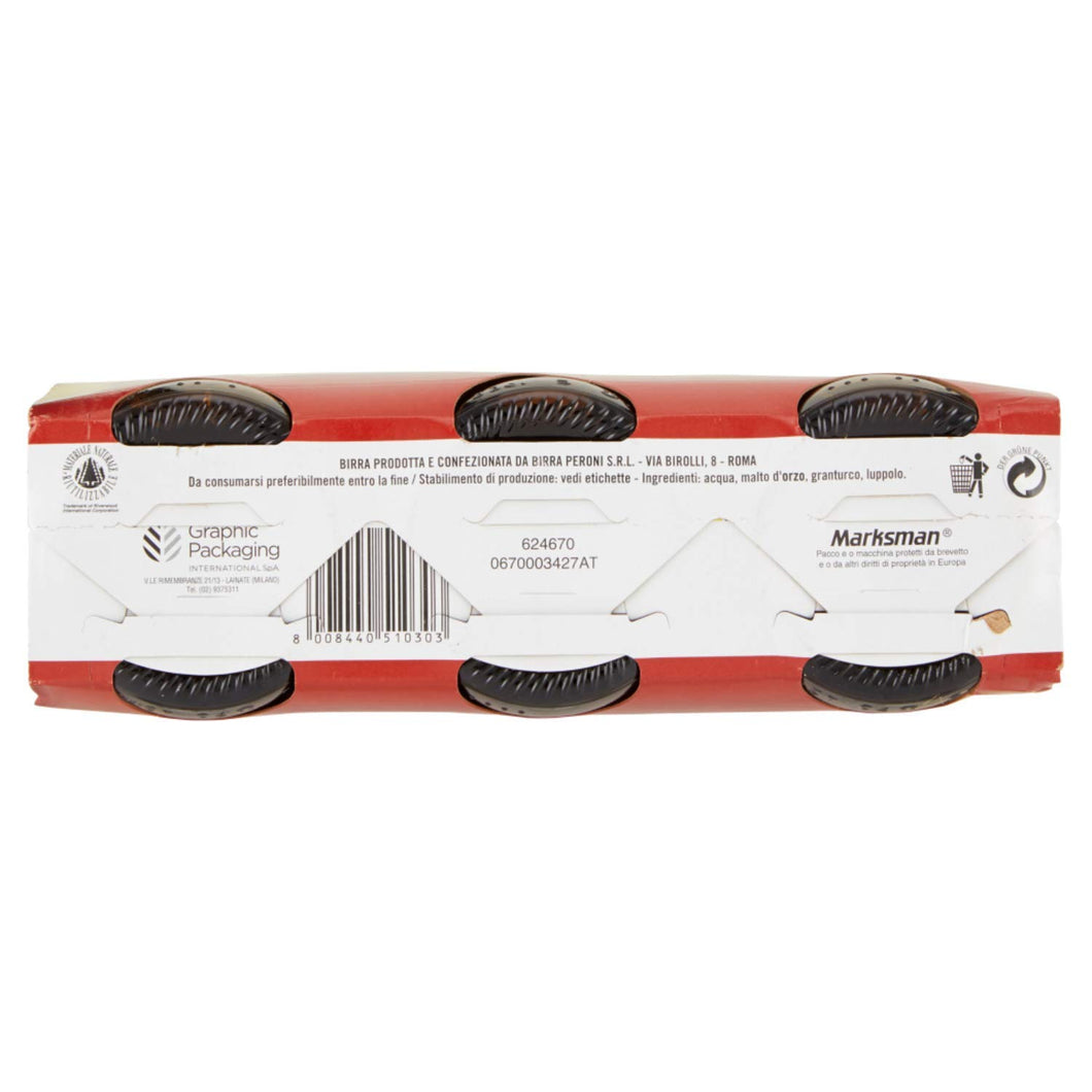 Peroni Senza Glutine(8 CONFEZZIONI DA 3 x 33 cl TOTALE 24 BOTTIGLIE)