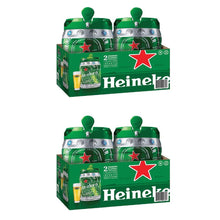 Carica l&#39;immagine nel visualizzatore di Gallery, Heineken DraughtKeg Confezione da 4 Fusti con Erogatori da 5 Litri Ciascuno
