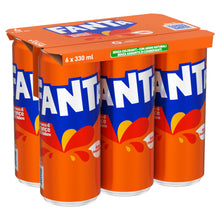 Carica l&#39;immagine nel visualizzatore di Gallery, Fanta Original - 6 Lattine da 330ml, Bevanda analcolica al Gusto di Arancia
