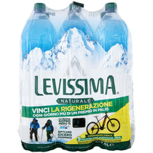 Carica l&#39;immagine nel visualizzatore di Gallery, Levissima Acqua Minerale Naturale Oligominerale, 6 x 1.5L
