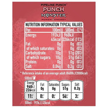 Carica l&#39;immagine nel visualizzatore di Gallery, Monster energy drink pipeline punch 50 cl - 12 lattine
