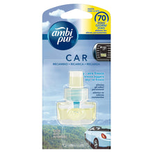 Carica l&#39;immagine nel visualizzatore di Gallery, Ambi Pur Car Brezza leggera Ricarica di Deodorante per ambienti con Clip 7ml, per eliminare Gli Odori Sgradevoli dall&#39;Auto, 1 unità
