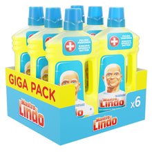 Carica l&#39;immagine nel visualizzatore di Gallery, Mastro Lindo Detersivo Pavimenti, Liquido Multiuso, 6 Confezioni (6 x 950 ml), Limone, Maxi Formato, Pulito Brillante con Poco Sforzo, Efficace Multisuperficie
