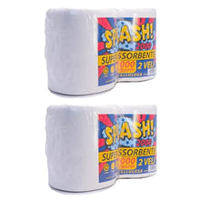 Carica l&#39;immagine nel visualizzatore di Gallery, Rotoloni MAXI carta Asciugatutto Splash 2000-4 Rotoloni - strappi in cellulosa super assorbente
