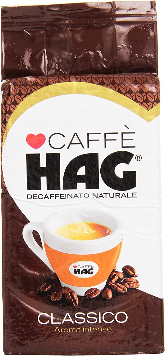 Hag - Caffè, Decaffeinato Naturale - 8 pezzi da 250 g [2 kg]