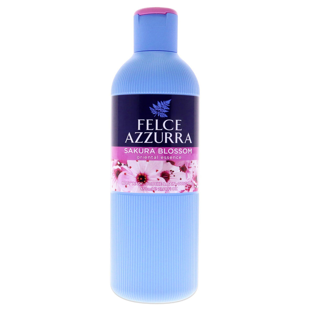 6 x Felce Azzurra Fiori di sakura Schiuma da bagno L Bath Sakura Fiori 650 ml