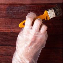 Carica l&#39;immagine nel visualizzatore di Gallery, si - 1000 guanti usa e getta in plastica trasparente in polietilene, guanti in PE trasparenti per cucinare, pulire, fare tinte per capelli
