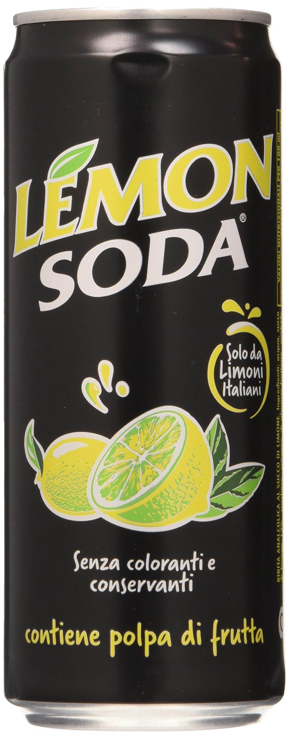 Lemon Soda Set 24 Lemonsoda lattina 33cl Bevanda analcolica per Feste, Multicolore, Unica