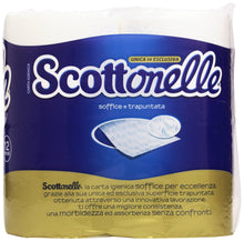 Carica l&#39;immagine nel visualizzatore di Gallery, Scottonelle Carta Igienica Soffice e Trapuntata, Confezione da 12 Rotoli
