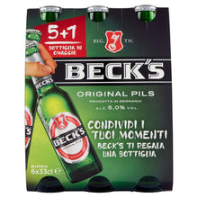 Carica l&#39;immagine nel visualizzatore di Gallery, BIRRA BECK S 33X6 BOT
