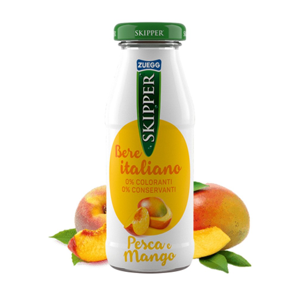 Skipper pesca e mango confezione da 24 bottiglie di vetro da 200 milliliters (1000061574)