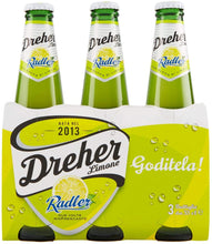 Carica l&#39;immagine nel visualizzatore di Gallery, Birra Dreher Radler al Limone - Buonissima Birra Rinfrescante al Limone a Bassa gradazione alcolica - 24 Bottiglie da 330 Ml
