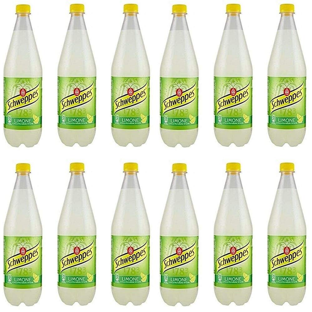 Schweppes - Bevanda analcolica rinfrescante al limone, limone, limone, limone, limone, limonata, PET