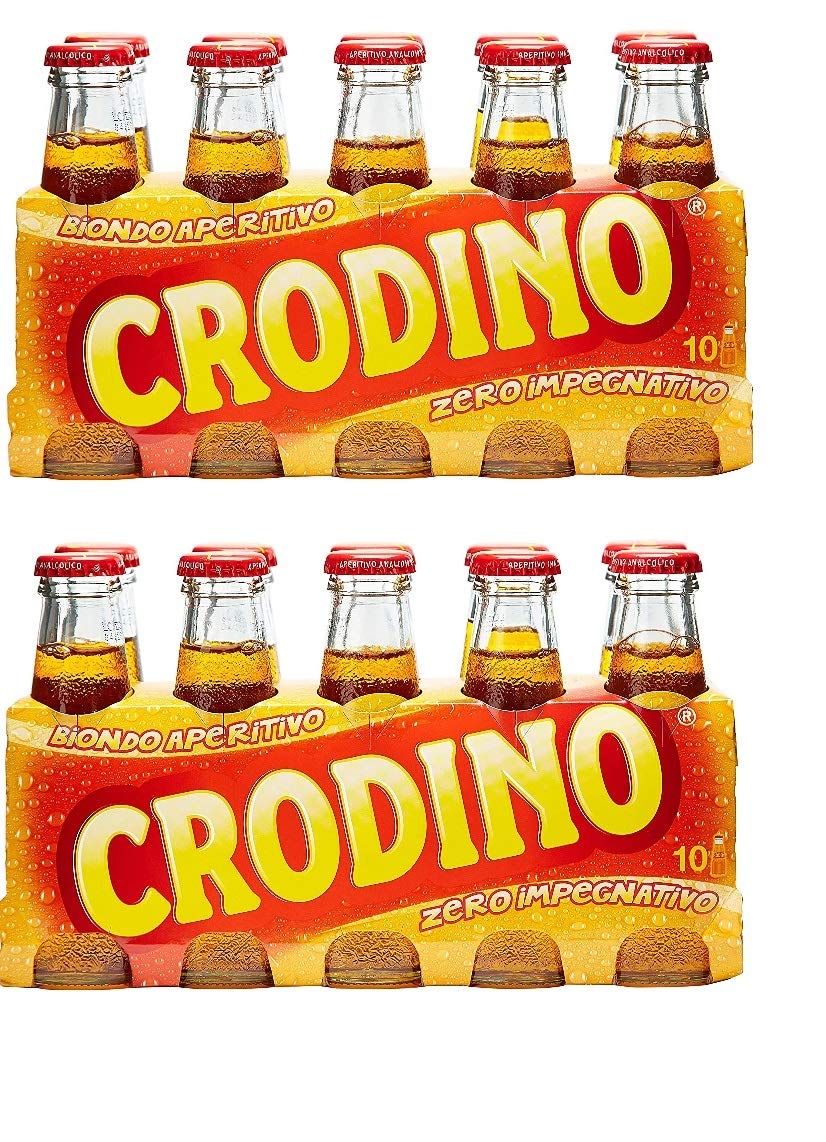 20 x San Pellegrino Crodino Italian Aperitif Drink Beverage 100 ml Non alcolico