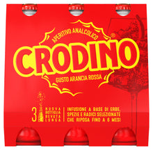 Carica l&#39;immagine nel visualizzatore di Gallery, Crodino Arancia Rossa - Aperitivo Analcolico Pronto da Bere, 3 Bottigliette da 17,5 cl
