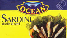 Carica l&#39;immagine nel visualizzatore di Gallery, Ocean - Sardine, All&#39;Olio Di Semi - 10 pezzi da 120 g [1200 g]

