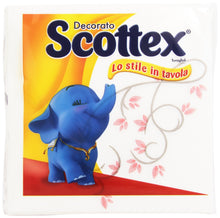 Carica l&#39;immagine nel visualizzatore di Gallery, Scottex Tovaglioli Doppio Velo Decorato, 6 PaccHI da 42 Tovaglioli
